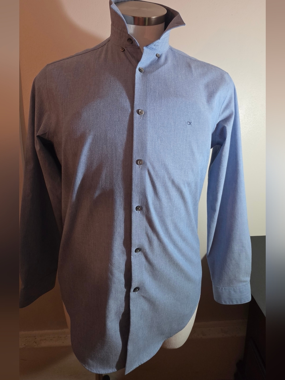 Calvin Klein Light Blue Button-Up Shirt